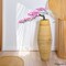 Uniquewise 17" Bamboo Cylinder Flower Vase Modern Decor Piece for Pampas Grass Dried Flowers & Other Fillers Ideal Table and floor Centerpiece or Accent for Fireplace Shelf Mantel or Entryway Console